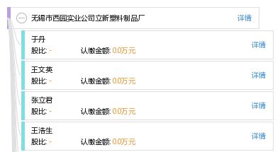 無(wú)錫市西園實(shí)業(yè)公司立新塑料制品廠(chǎng)